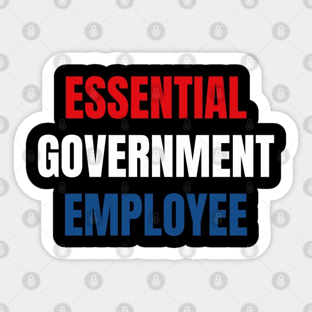 Government-Shutdown Sticker by Creatifly Graphic Tees